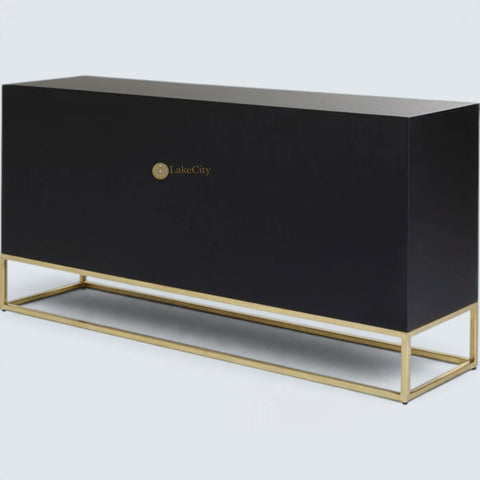 Illusion Bone Inlay Sideboard Black