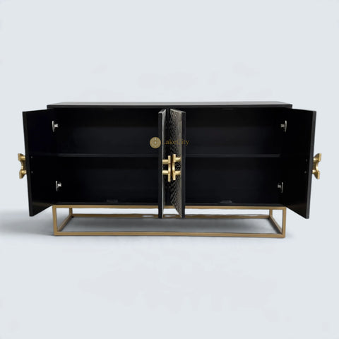 Illusion Bone Inlay Sideboard Black