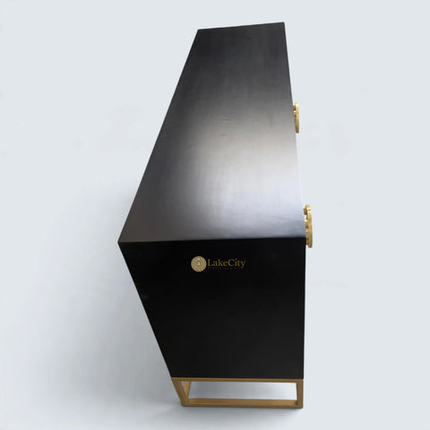 Illusion Bone Inlay Sideboard Black