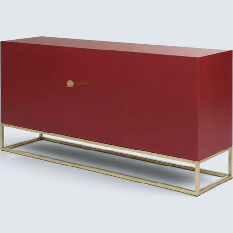 Illusion Bone Inlay Sideboard Red