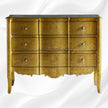 Jaden Antique Brass Embossed 3 Drawer Chest 1