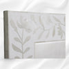 Kyra Bone Inlay Flower Floor Mirror White 2