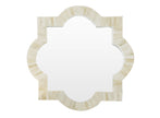 Quatrefoil Natural Bone Inlay Mirror 1