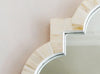 Quatrefoil Natural Bone Inlay Mirror 2