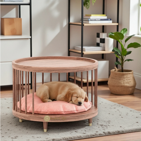 Lexi Premium Home Pets Sleeping Bed Brown