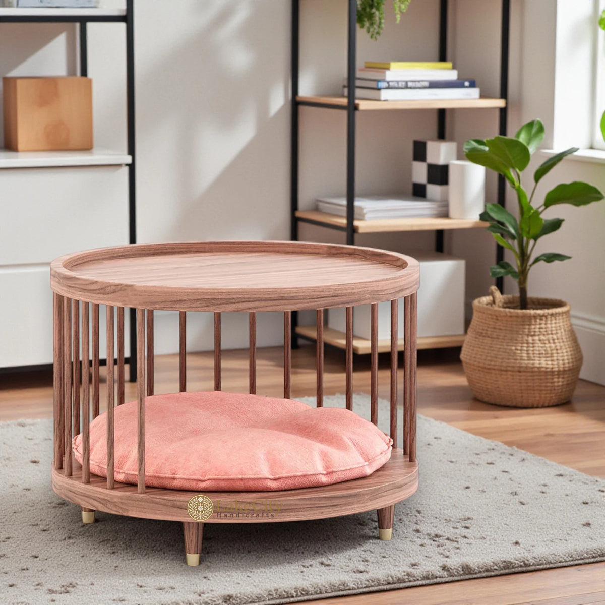 Lexi Premium Home Pets Sleeping Bed Brown