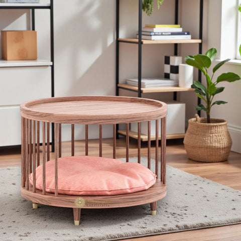 Lexi Premium Home Pets Sleeping Bed Brown