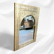 Lydia Brass Embossed Wall Mirror 1