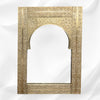 Lydia Brass Embossed Wall Mirror 4