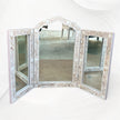 MOP Inlay Floral Tripe Mirror Lavender Secret 1