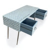 MOP Inlay Geometric Desk Chrome 3