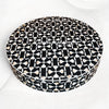 MOP Inlay Lotus Coffee Table Black 2