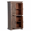 Hand-carved Rhapsody Smoky 4 Door Armoire | Hand-carved Rhapsody Smoky 4 Door Wardrobe