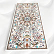 Maria Gemstone Inlay Marble Dining Table 8 Seater 2