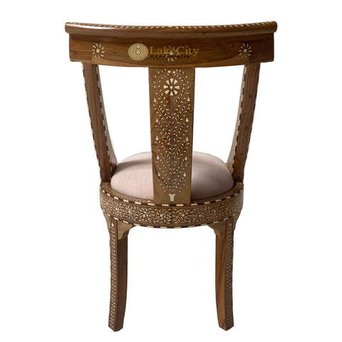 Mia Teakwood Bone Inlaid Dining Chair