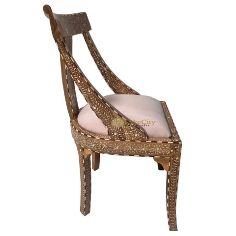 Mia Teakwood Bone Inlaid Dining Chair