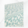 Bone Inlay Moroccan 9 Drawer Chest Green 5