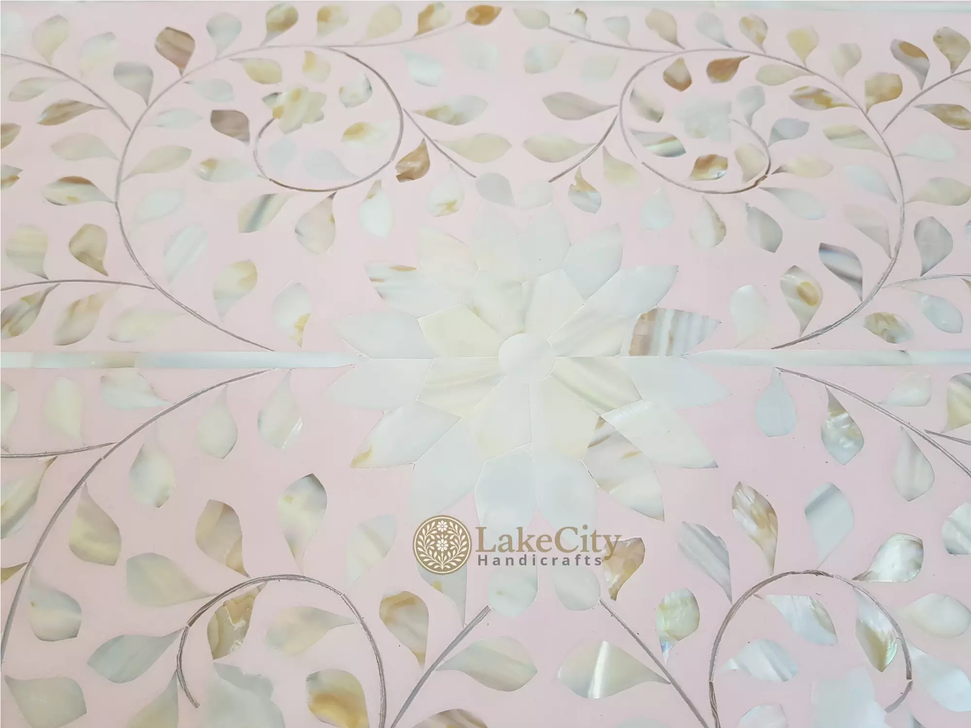 Mother Of Pearl Inlay Floral 7 Drawers Chest Light Pink | Mother Of Pearl Inlay Floral 7 Drawers Dresser Light Pink