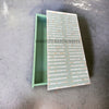 Mother Of Pearl Inlay Dot and Brass Inlay 3 Drawers Chest Light Green