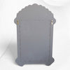 Grey Mother Of Pearl Inlay Floral Circle Mirror 2