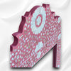 Pink Mother Of Pearl Inlay Floral Circle Mirror2