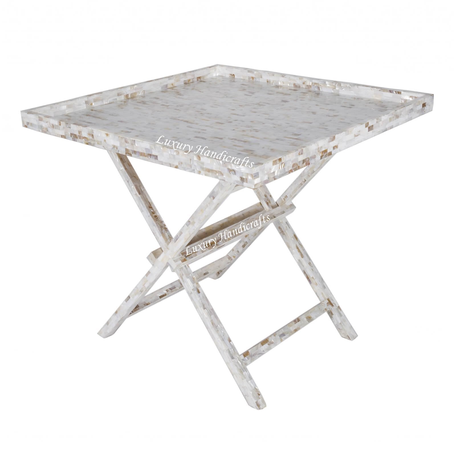 Full Mother Of Pearl Inlay Coffee Table 2