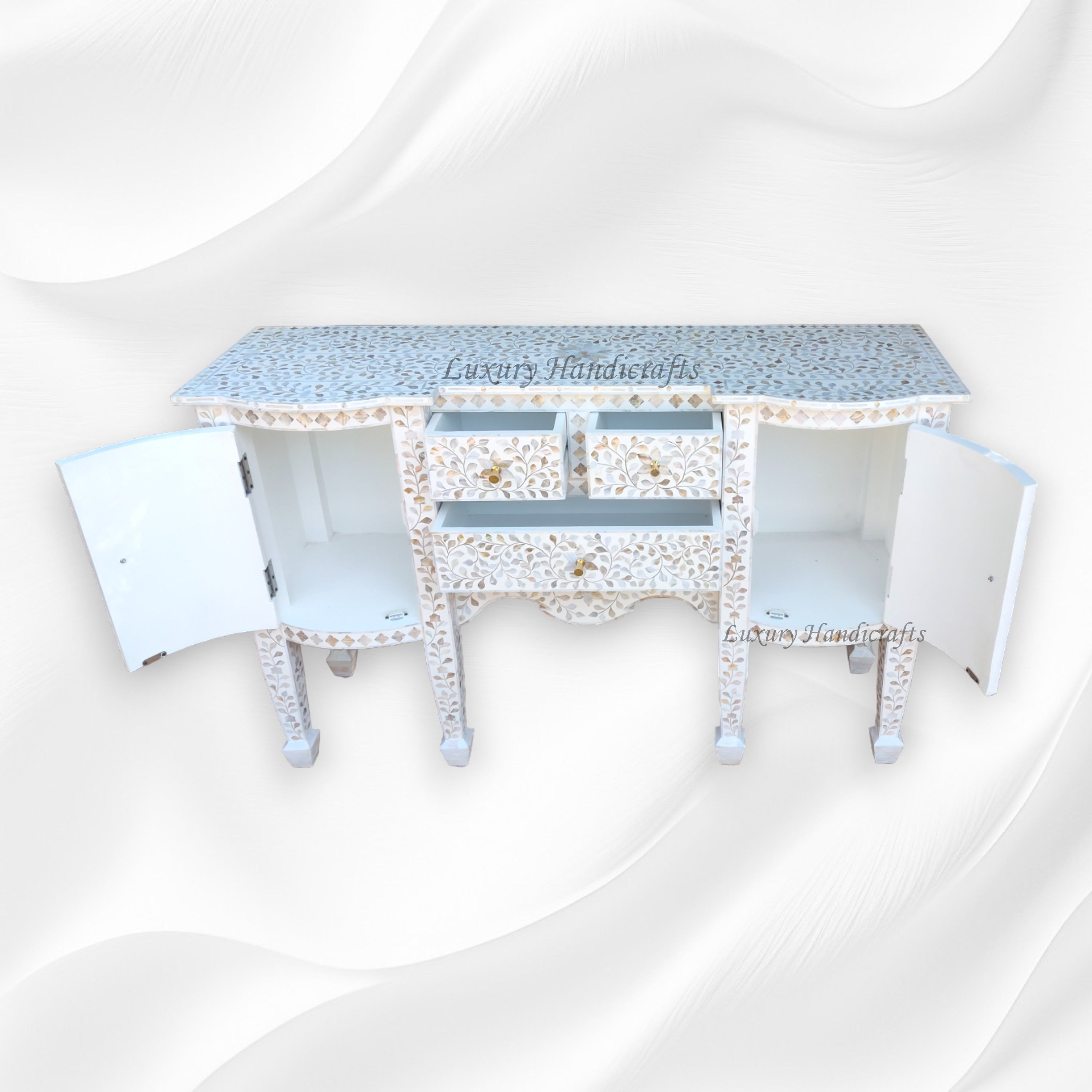 MOP Inlay Victoria Buffet White 2