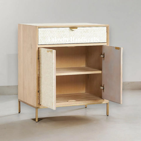 Cora Bone Inlay Entryway Cabinet | Inlaid Chest Of Drawers
