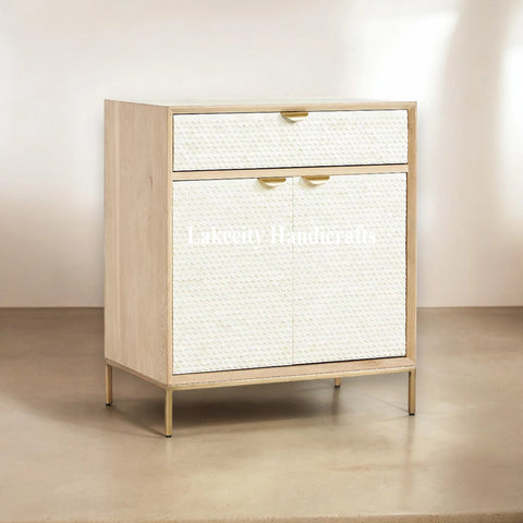 Cora Bone Inlay Entryway Cabinet | Inlaid Chest Of Drawers