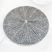 Opal Bone Inlay Round Coffee Table Floral Grey 1