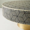 Optical Bone Inlay Coffee Table Black Ready to Ship 3