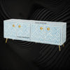 Optical Bone Inlay Media Console Sky Blue 2