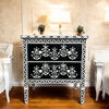 Paisley Bone Inlay Dresser Black