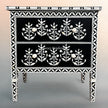 Paisley Bone Inlay Dresser Black 5