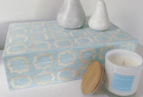 Ice Blue Moroccan Pattern Bone Inlay Box 2