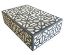 Tortoise Bone Inlay Box Grey 1