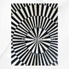 Bone Inlay Illusion Stripe Center Table Black 4