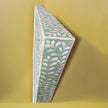 Scroll Vine Bone Inlay Headboard Sage Green 1