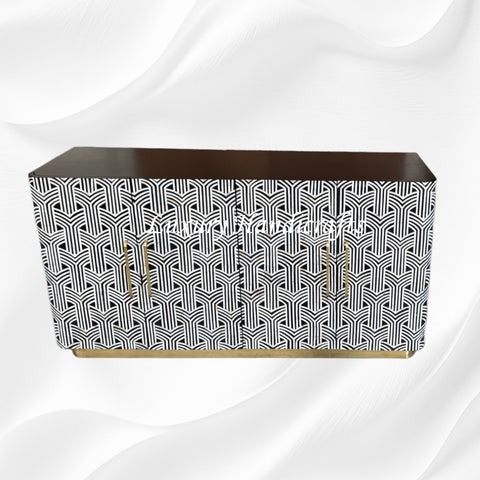 Sprinkle Mother of Pearl Inlay Buffet Black 2
