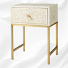 Star Bone Inlay Nightstand Biege 2