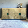 Talitha Brass Embossed 4 Door Credenza 1