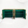 Talitha Brass Embossed 4 Door Credenza 4