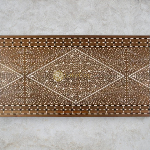 Teak Wood Bone Inlaid Rachel Sideboard Table