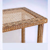 Teakwood Bone Inlay Side Table Natural