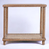 Teakwood Bone Inlay Side Table Natural