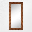 Teakwood Bone Inlaid Mirror Brown