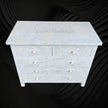 Vine Bone Inlay 5 Drawer Dresser Ivory 2