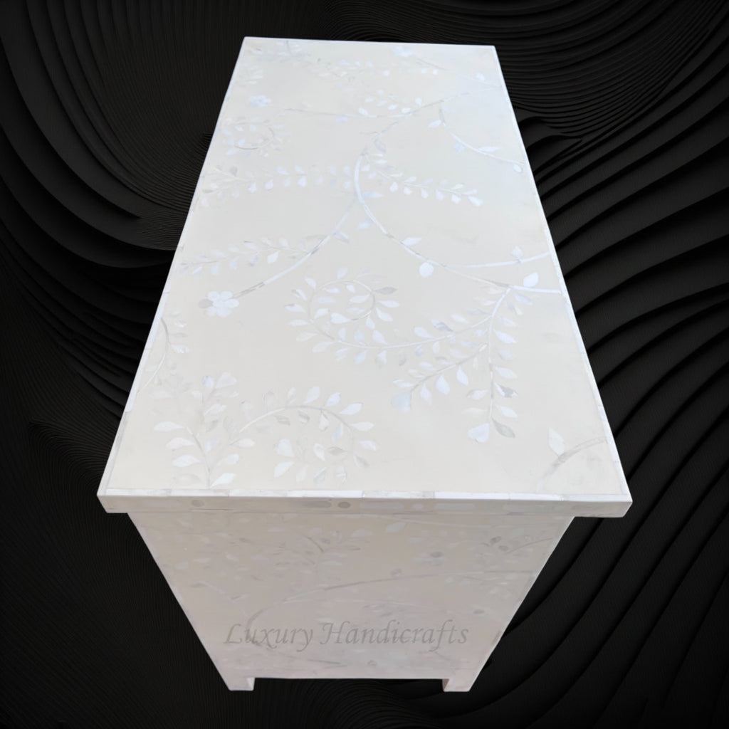 ivory inlay dresser Bone Inlay 7 Drawer Dresser