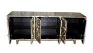 White Metal Flower Carved Buffet 3