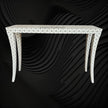 Wren Bone Inlay Curved Console Coffee Beige 3